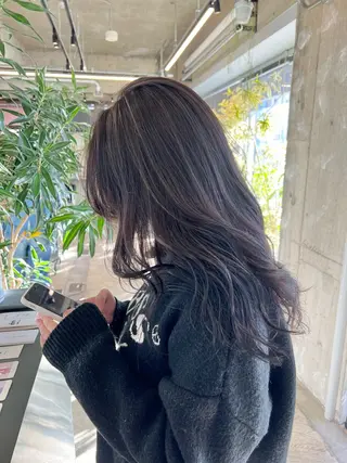 セミロング piilo. かわい  なつみのヘアスタイル