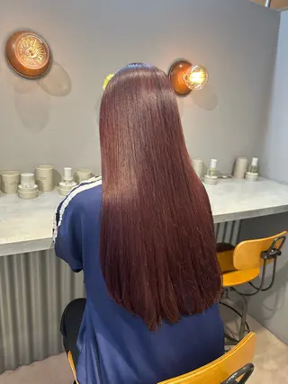 ロング カラー 💖ハイライト/ハイ トーン💖MIKIのヘアスタイル