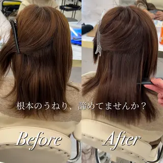 セミロング カラー ヘアアレンジ maoブリーチ無し 似合わせカラーのヘアスタイル