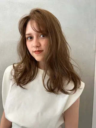 セミロング Salt所属・【Salt】 ミオリのヘアスタイル