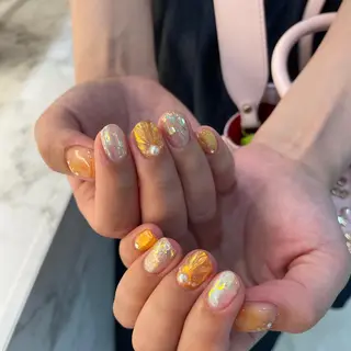 ネイル ゆびノさき茨木店 ニュアンス/アートのネイルデザイン