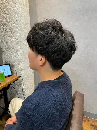 ショート パーマ メンズ ツヤ美髪💐 髪質改善/高山愛来のヘアスタイル