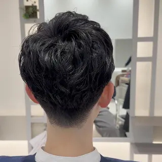 パーマ メンズ BiBi international所属・久島 舞愛のヘアスタイル