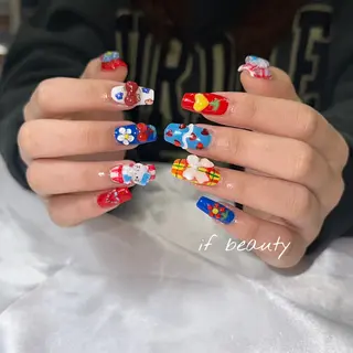 ネイル if Hair＆Nail Salon所属・IKA /海外ネイル /個性派/ワンホンのネイルデザイン