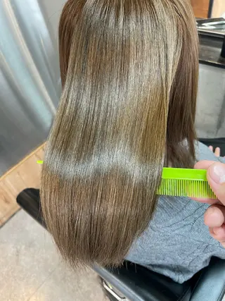 セミロング パーマ ショートボブ縮毛矯正 髪質改善のプロ山道潤のヘアスタイル