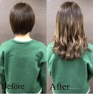 ロング カラー 💎エクステ専門店 BIZE梅田🇰🇷のヘアスタイル