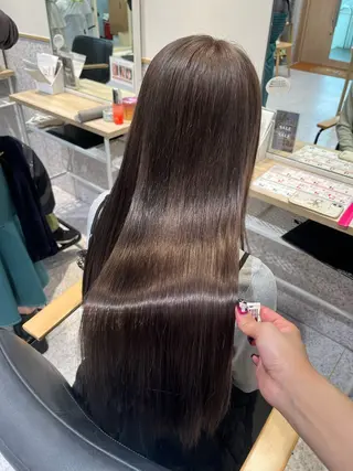 ロング カラー 髪質改善&艶カラー/ ほんだあみ (♡)のヘアスタイル