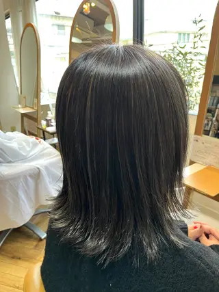 ミディアム カラー 天王寺美容室/カット モデル募集/miiaのヘアスタイル