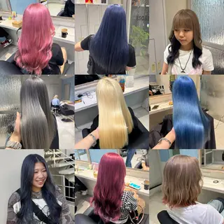ロング カラー 🦋ブリーチカラー/ 専門Aya💖のヘアスタイル