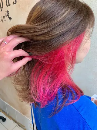 セミロング カラー 水戸内原🐜 メンズ郡司裕紀のヘアスタイル