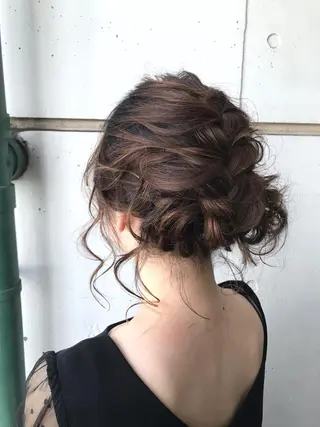 ミディアム ヘアアレンジ 原山 直人のヘアスタイル