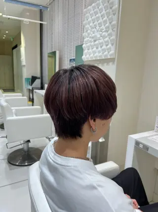 カラー メンズ 透明感カラー/ベージ ュ/HIKARU🌿のヘアスタイル