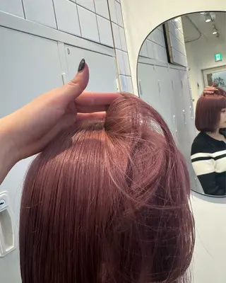 ショート カラー 新宿 似合わせカラー HINAのヘアスタイル