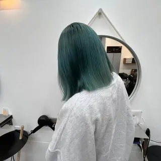 ミディアム カラー 藤山大地/髪質改善 /透明感/ブリーチのヘアスタイル