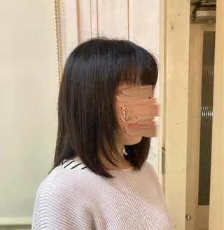 セミロング GRANDEUR/似 合わせ/ケラスターゼのヘアスタイル