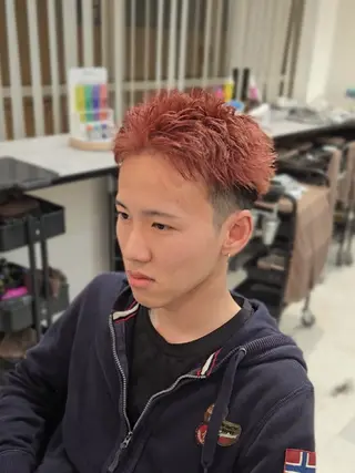 メンズ ショート カラー Lapis 名古屋駅前店所属・LEN名古屋/パーマ 海外ヘア/メンズ特化のヘアスタイル