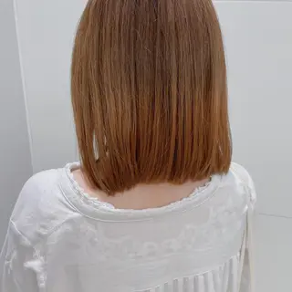 ミディアム カラー なつき/艶ピンク/ girly hairのヘアスタイル