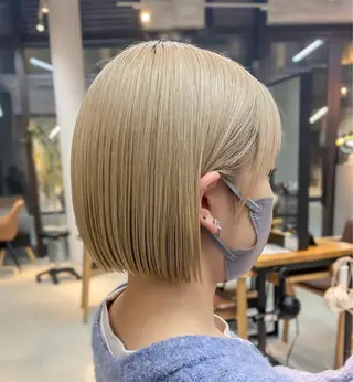 ショート カラー mee.表参道所属・ボブ/ショート /パーマ/shinのヘアスタイル