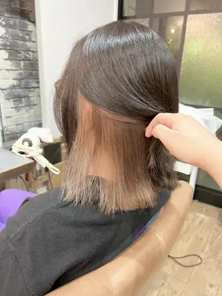 セミロング カラー HairSalon SHIAN八王子店所属・SHIAN 八王子 🦋小林 美羅🦋のヘアスタイル