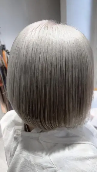 ショート 縮毛矯正 松崎祥のヘアスタイル