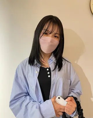 ミディアム カラー chiharu ボブ/レイヤーのヘアスタイル