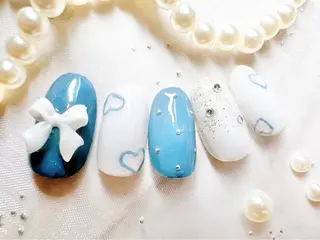 ネイル ネイルPetit Ribbonのネイルデザイン