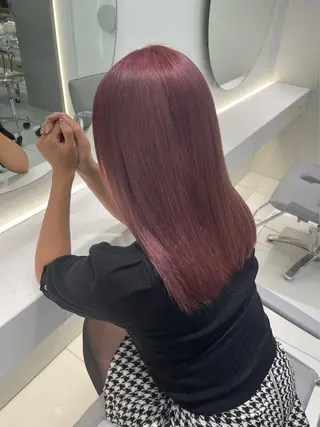 セミロング カラー 透明感カラー特化型 NAOKIのヘアスタイル