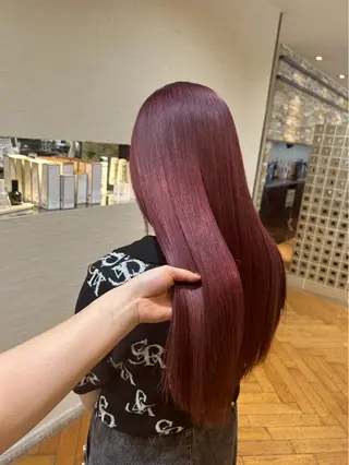 カラー 飯田 朱理のヘアスタイル