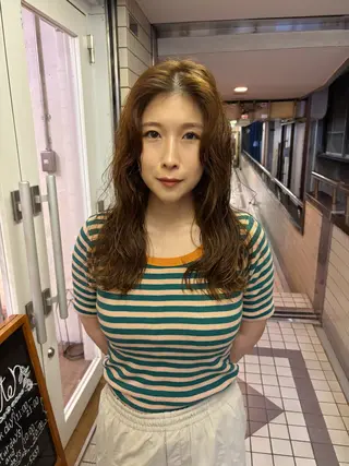 ロング パーマ kaito パーマ募集🌀😵‍のヘアスタイル