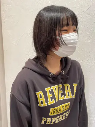 ミディアム カラー お洒落パーマ/ボブ ❄️Tomoka❄️のヘアスタイル