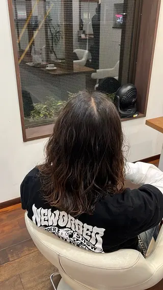 ロング メンズ オートクチュールランコントレ西京極店所属・今在家 玲のヘアスタイル