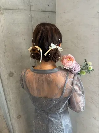 ロング ヘアアレンジ Reve  resort所属・美髪× ヘアセット✨Araiのヘアスタイル