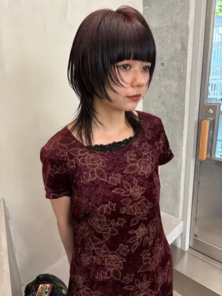 ミディアム yuuna/ ハッシュカット🎀のヘアスタイル