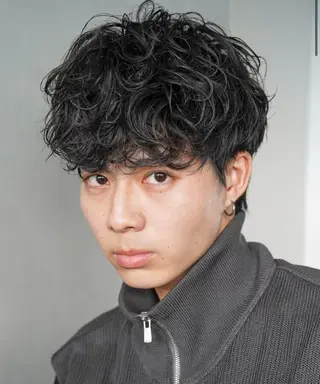 パーマ メンズ 🌀湯浅禅也🌀 /シャドウパーマ/栄のヘアスタイル