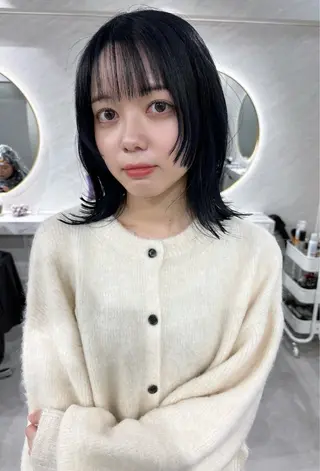 ミディアム 🌸インナーカラー 🌸藤井春華のヘアスタイル