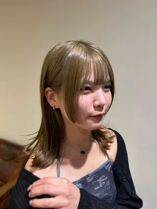 セミロング MASHU chayamachi店所属・【梅田美容室】 似合わせカット サヤのヘアスタイル
