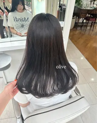 ロング カラー ありむらもえ/ 透明感カラーのヘアスタイル