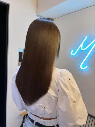 ロング カラー ヘアアレンジ ハイトーンカラー 🦋yuri🦋のヘアスタイル