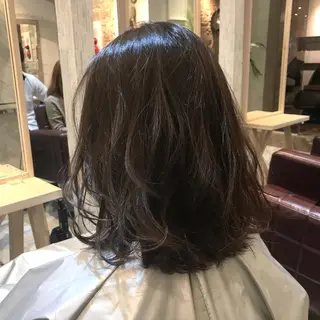 ミディアム カラー 髪質改善・艶髪特化 木村侑平のヘアスタイル