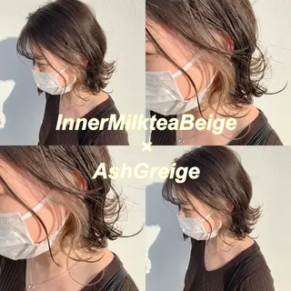 カラー 水戸/ブリーチカラー ♠️♠️會澤遼真のヘアスタイル