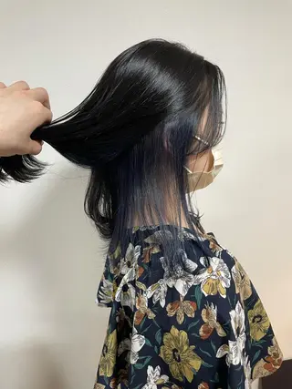 ミディアム カラー 艶髪カラー& トリートメント　松村のヘアスタイル