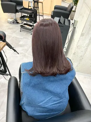 セミロング 苗代萌/ぷるツヤ髪 🫧／レイヤーカットのヘアスタイル