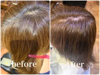 ロング カラー 中川 鈴音のヘアスタイル