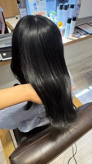 ミディアム カラー 髪質改善/艶カラー❄ 𝐲𝐮𝐮.のヘアスタイル