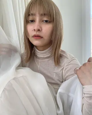 ミディアム カラー Nancy所属・束感まつげ❤︎ あみのマツエク・マツパデザイン