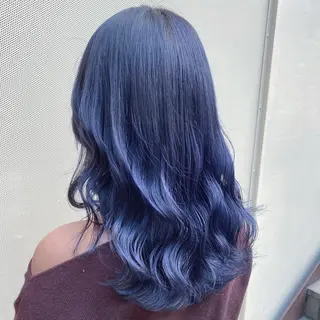 セミロング カラー 縮毛矯正⭐️ TAKAHIROのヘアスタイル