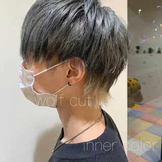 メンズ 透明感カラー 金村真子のヘアスタイル