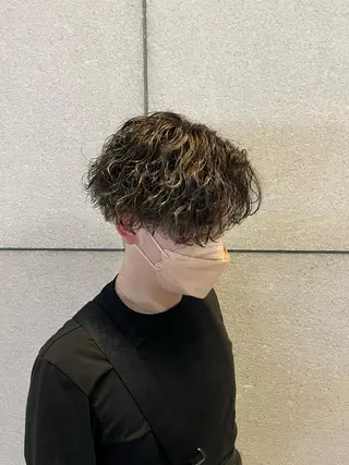 ミディアム パーマ メンズ 瀧野 翔吾【メンズ特化】のヘアスタイル