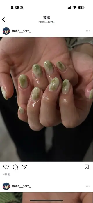 ネイル 𝐅𝐢𝐢【本町/ ネイル】Miho💜のネイルデザイン