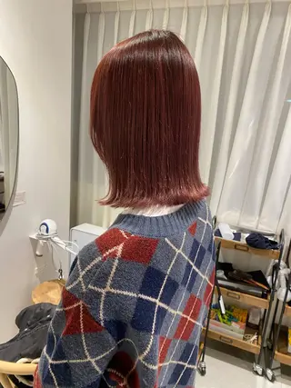 カラー knock所属・knock　國友 華乃のヘアスタイル